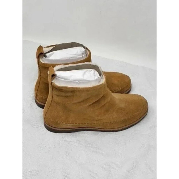 Steve Madden Womens Tommy Tan Sued Ankle Boots US 10 M - Picture 7 of 9